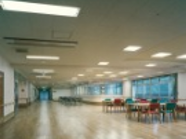 広々とした窓のある多目的室 多目的室 自然光が入る広々とした空間です。イベントや活動に柔軟に利用できます。