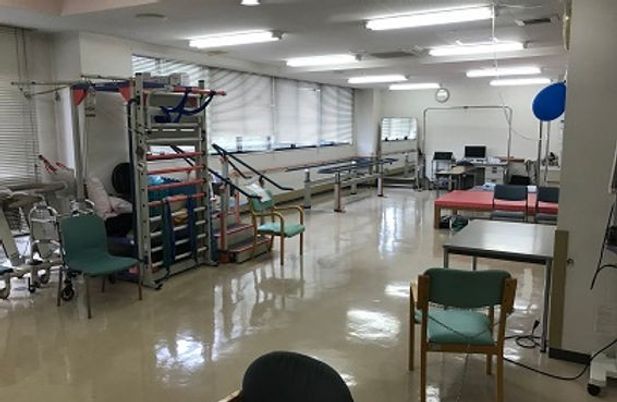明るい機能訓練室