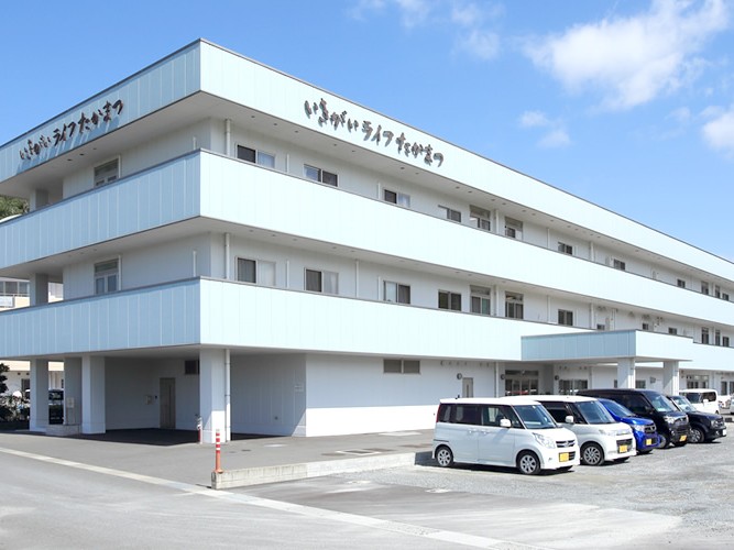 地域密着型 特別養護老人ホーム いきがいライフたかまつの外観