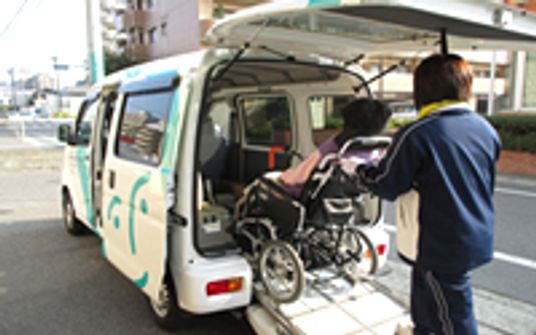 送迎車の様子