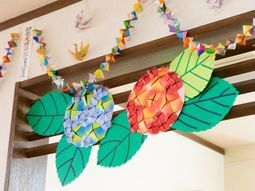 手作り紙芸術の装飾
