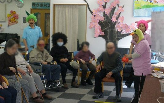 和やかな交流の場