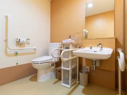 バリアフリーのトイレ