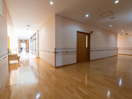 ゆとりある廊下