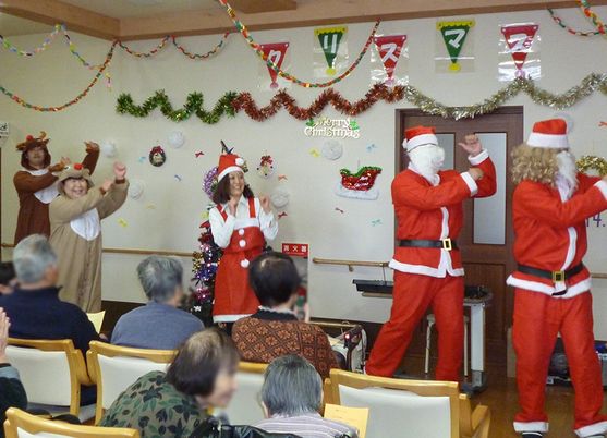 クリスマスの催しの様子