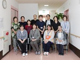 スタッフ集合の廊下