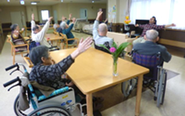 明るい共有スペース