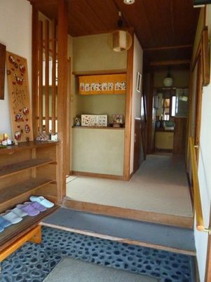 落ち着いた玄関