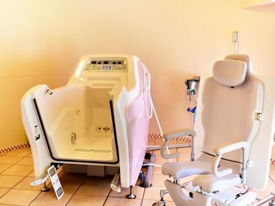 機能的な浴室設備