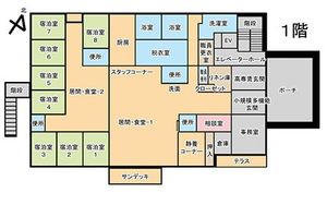 施設の間取り図