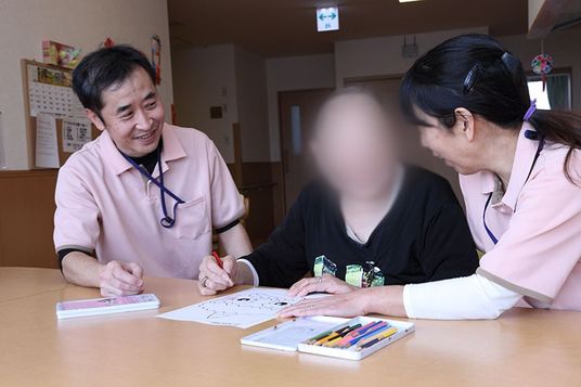 笑顔の交流がある場所