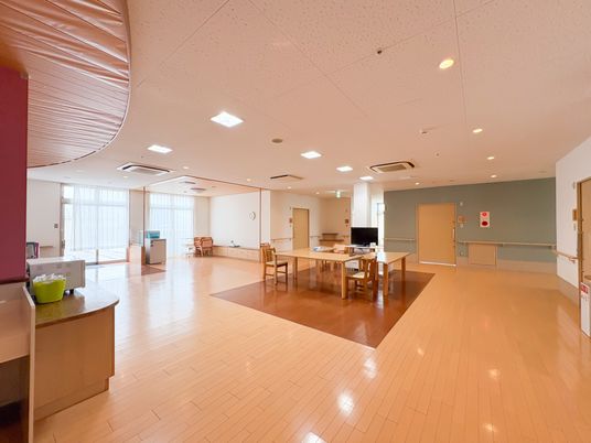 日差しの入る広々とした部屋