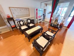 休憩室の一角