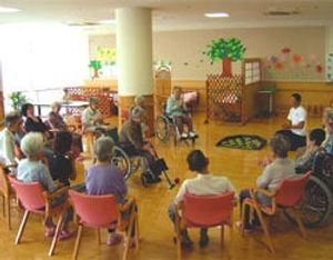 座談会を行うラウンジ