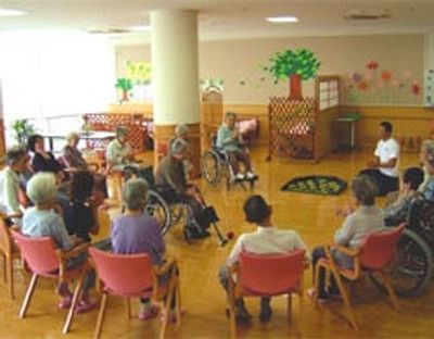 座談会を行うラウンジ