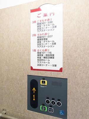 エレベーター案内表示