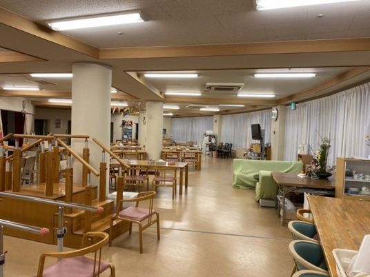 広い食堂  