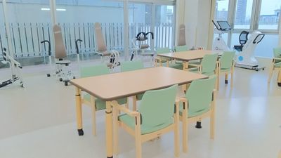 機器のある多目的室  