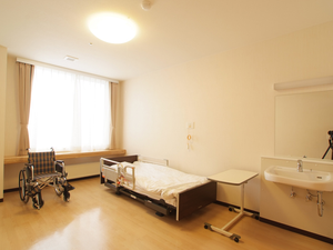車いすがある居室