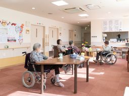 明るい共有スペース