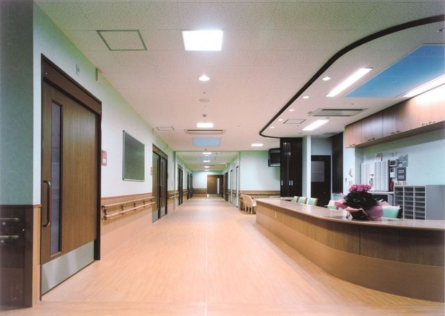 長い廊下の風景