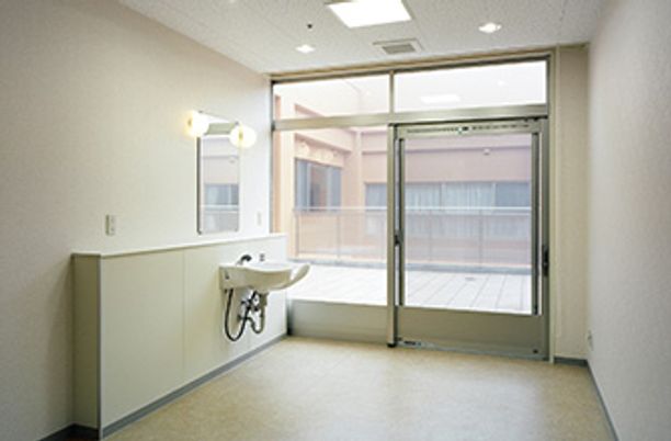 自然光が入る室内