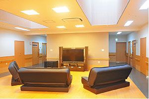 テレビが置かれたリビング