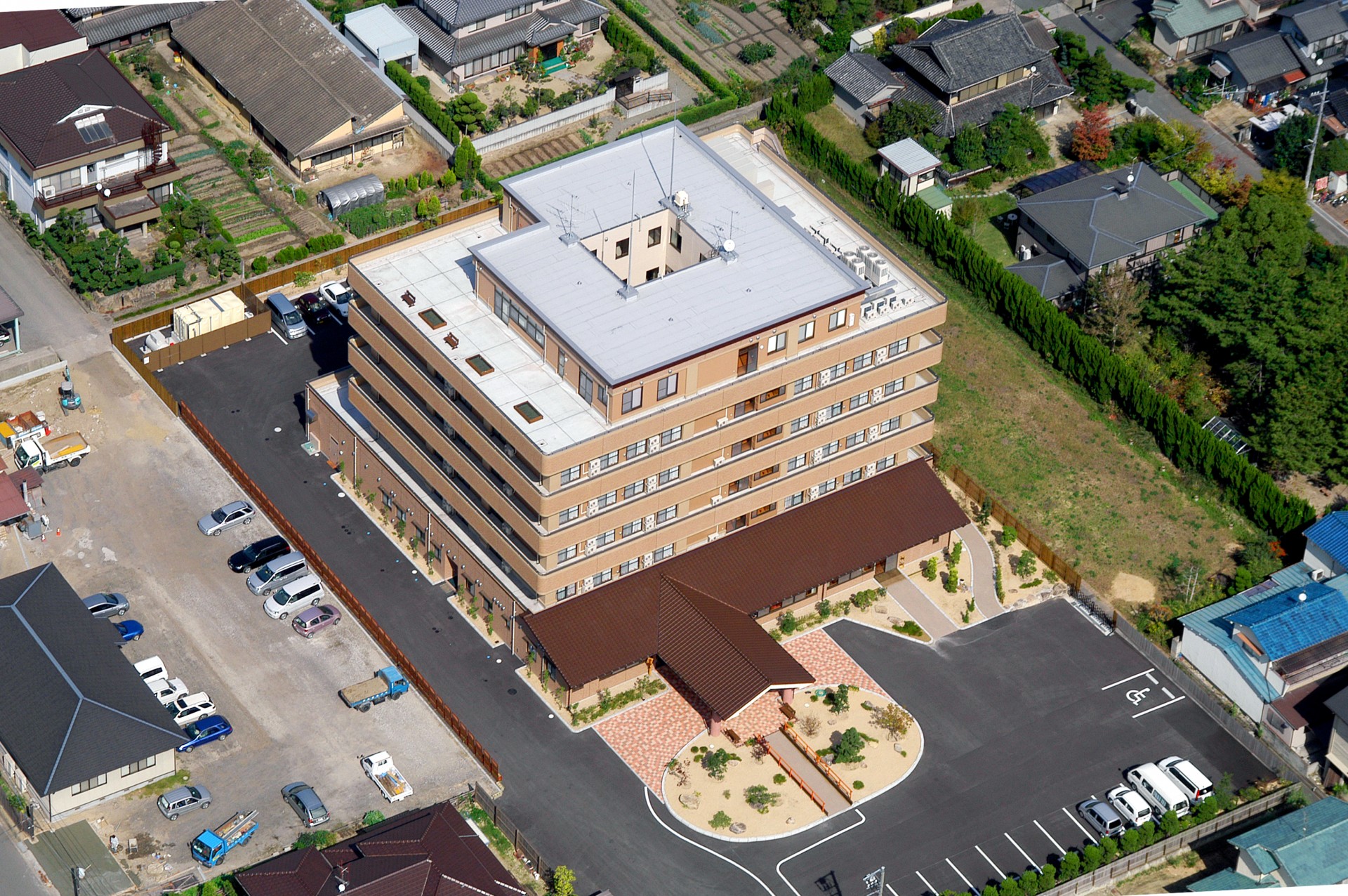 老人短期入所生活介護事業所手城福助苑の外観
