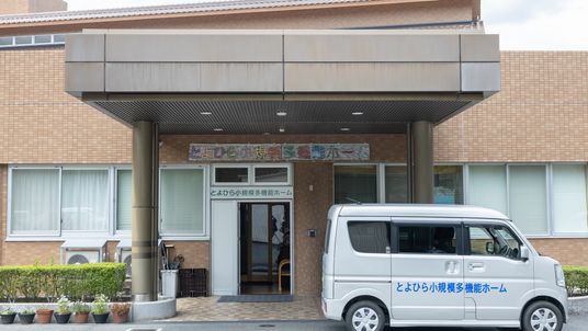 広いエントランス