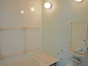 バリアフリー設計の洗面台