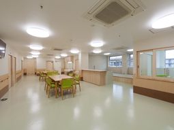 明るい共有スペース