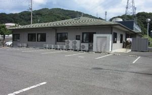 ゆったりとしたエントランス