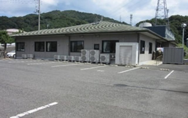 ゆったりとしたエントランス
