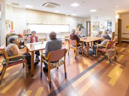 明るい共有スペース