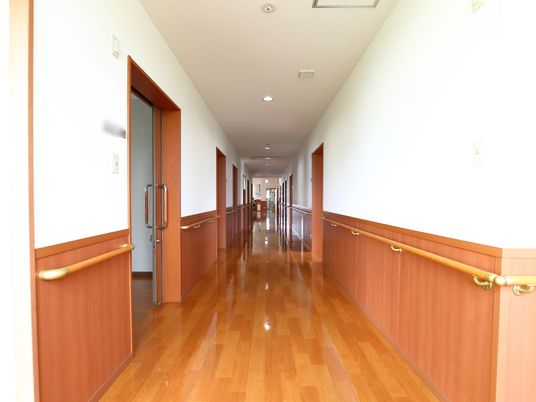 明るい廊下