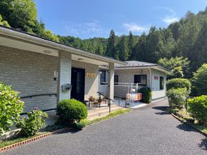 緑豊かな外観