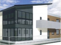 モダンな建物の外観デザイン