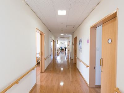 清潔な廊下の一角
