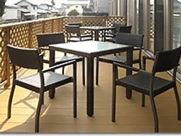 開放的なテラススペース