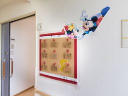 掲示板とキャラクター装飾