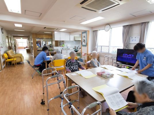 共有リビング広々とした空間