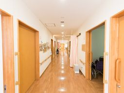 明るい廊下の光景