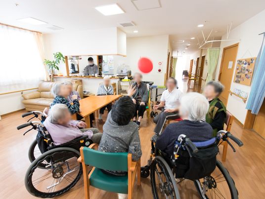 共有スペースでのふれあい