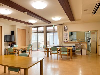 広々とした食堂