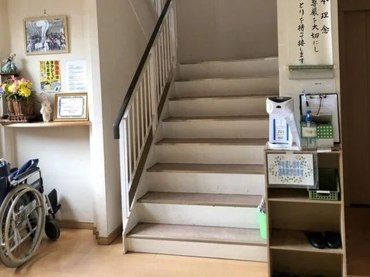 階段のある廊下  