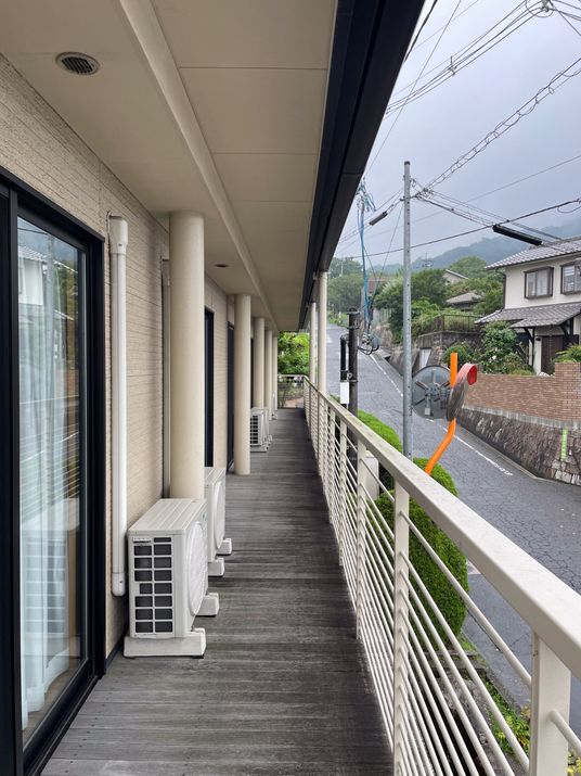 快適な通路の景色