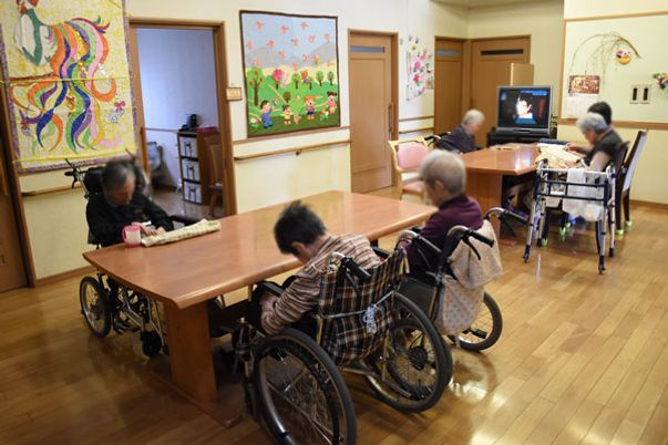 車椅子の方々の共有スペース