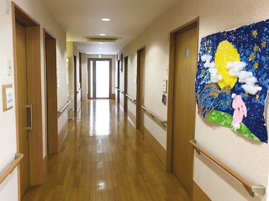 清潔な廊下の一角