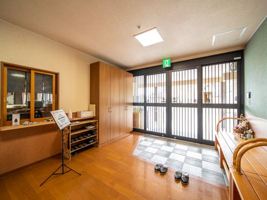受付と待合室の一角