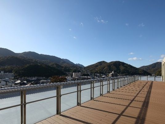 眺望のよいテラス  